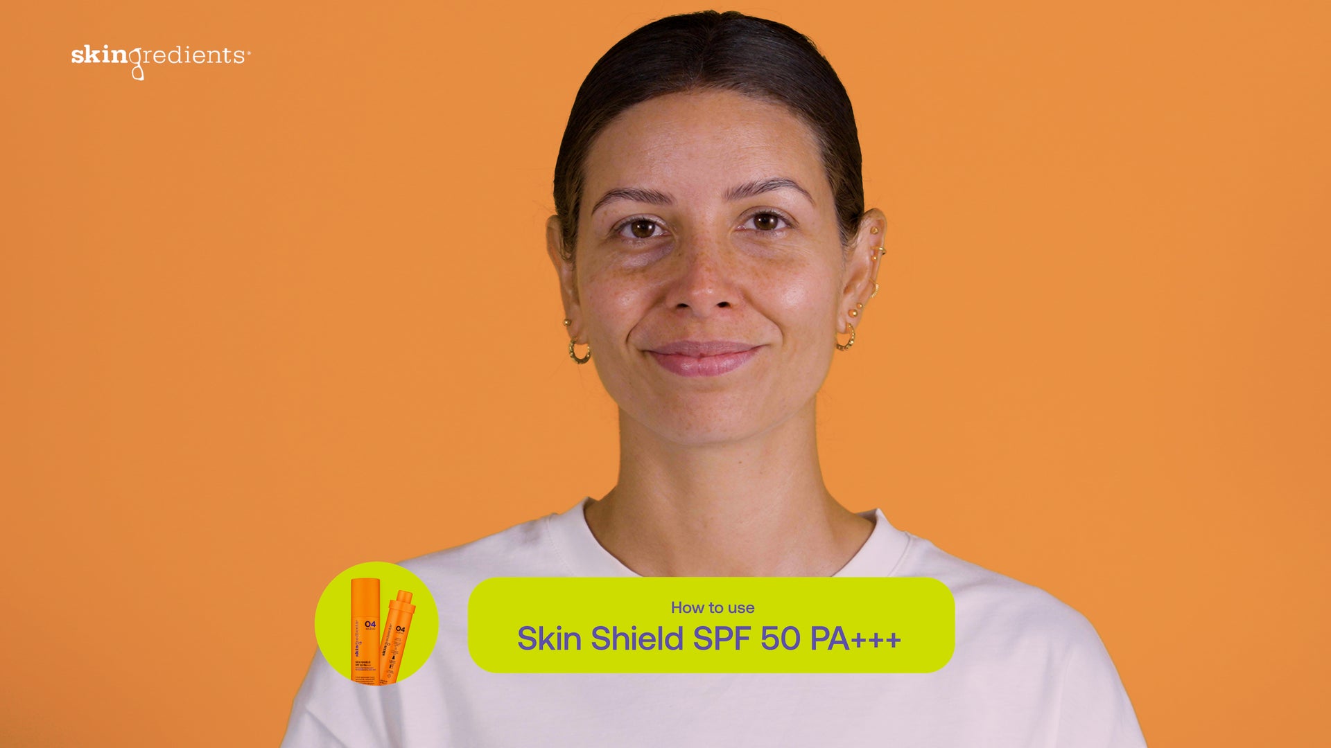 Load video: &lt;p&gt;Meet your ultimate Skin Shield Moisturising + Priming SPF 50 PA+++ Starter Kit containing your pack for life (Primary!) + your &lt;strong&gt;FREE&lt;/strong&gt; &lt;strong&gt;refill pack!&lt;/strong&gt;&lt;/p&gt;
&lt;p&gt;&lt;strong&gt; This bundle includes: &lt;/strong&gt;&lt;/p&gt;
&lt;p&gt;&lt;strong&gt;Skingredients® Skin Shield  Moisturising + Priming SPF 50 PA+++ (73ml – this jumbo size will last you!) Primary + Refill.&lt;/strong&gt; It is your multi award-winning, broad-spectrum SPF that’ll protect your skin + lightly moisturise, while imparting a dewy finish + peachy tint. Our SPF has a legion of fans including expert makeup artists that adore its dewy finish and glow, glow, glow!&lt;br&gt;The 04 in our KeyFour range – Skin Shield is the ESSENTIAL final step in every AM skin recipe! Sitting perfectly under makeup with zero pill, it’s your lightweight mineral parasol that’ll shield (wink, wink) your skin from damaging UVA + UVB rays, blue light (aka HEV light) emitted from the sun + our screens, pollution and infrared. The ideal priming base, recently described by Youtuber + Makeup Artist Wayne Goss as “the holy grail of sunscreens.”&lt;/p&gt;
&lt;p&gt;For added skin benefits (because we don’t do anything by halves), you’ll find niacinamide – otherwise known as vitamin B3 – and vitamin E for the antioxidant protection against pesky environmental aggressors. Plus, trust the moisturising addition of allantoin to smooth the skin. It is non-comedogenic, oil-free, water-resistant and non-greasy, and what’s more, there’s no need to stress about a chalky white cast and photo flashback.&lt;/p&gt;
&lt;p&gt;&lt;strong&gt;&lt;/strong&gt;&lt;strong&gt;Nerdie Note:&lt;/strong&gt; Make sure you keep your primary pack (tube-for-life that’s made from resilient, ultra-durable materials!) and continue to replenish with our value-saving planet-friendly refill tubes.&lt;/p&gt;
&lt;p&gt;&lt;em&gt;&lt;strong&gt;*Please note, the products included in this bundle have an expiry date of November 2024.&lt;/strong&gt;&lt;/em&gt;&lt;/p&gt;
