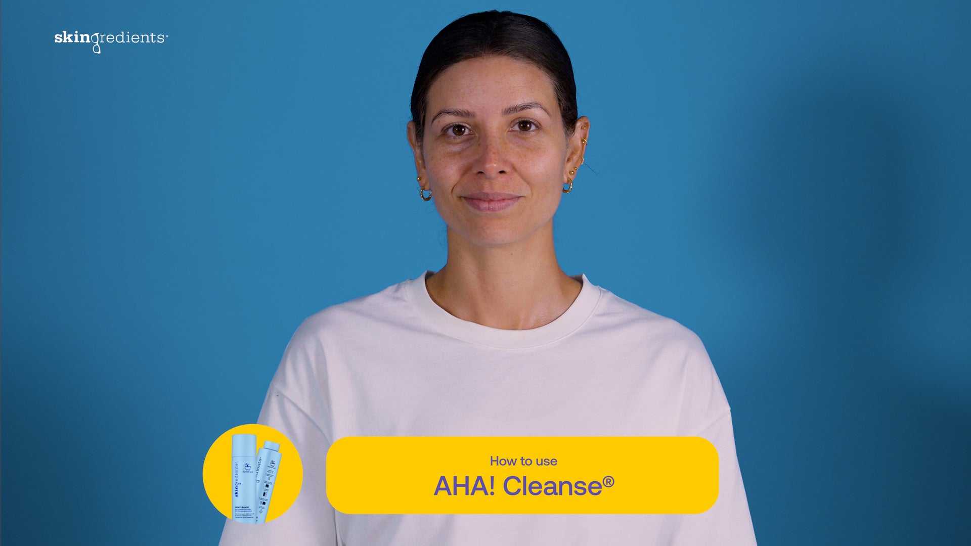 Load video: &lt;p&gt;An AHA Cleanse lover? Shop + save with this loyalty bundle.&lt;/p&gt;
&lt;p&gt;&lt;strong&gt;This bundle includes:&lt;/strong&gt;&lt;/p&gt;
&lt;p&gt;&lt;span data-mce-fragment=&quot;1&quot;&gt;&lt;strong&gt;x2 AHA Brightening + Exfoliating Lactic Acid Cleanser refills.&lt;/strong&gt; &lt;/span&gt;Skingredients® AHA! Cleanse® (100ml) is an active cleanser and micro-mask that contains 8% lactic acid and 1% PHA, which work in harmony to brighten, exfoliate, hydrate and plump the skin. Part of the Skingredients Match + Mix range, use AHA Cleanse 2 to 3 times a week, alternating with PreProbiotic Cleanse, for luminous, glowing skin. Lactic acid is an alpha-hydroxy acid that exfoliates the skin by gently loosening and sweeping away dead skin cells from the skin’s surface.&lt;br&gt; This cleanser promotes smooth, even skin and increases the rate of skin cell turnover. Exfoliating yet importantly also hydrating, our nerdie panellists have been loving the instant glowing results whilst not over-exfoliating the skin. Found your favourite new way to GLOW?&lt;/p&gt;
&lt;p&gt;&lt;strong&gt;NERDIE NOTE:&lt;/strong&gt; YOU MUST HAVE PURCHASED YOUR PRIMARY PACK BEFORE SWITCHING TO OUR VALUE-SAVING PLANET-FRIENDLY REFILLS!&lt;br&gt;&lt;/p&gt;